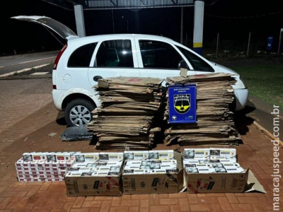 ANGÉLICA: Polícia Militar Rodoviária apreende carga de cigarros contrabandeados na MS-145 ANGÉLICA: Polícia Militar Rodoviária apreende carga de cigarros contrabandeados na MS-145