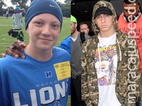 Fã morre um dia após realizar sonho e receber visita de Eminem Fã morre um dia após realizar sonho e receber visita de Eminem