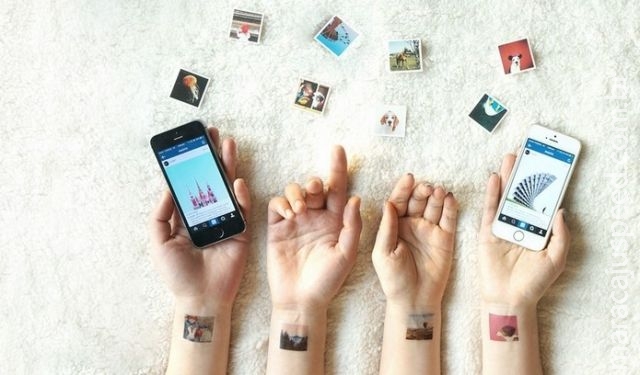 Site transforma fotos do Instagram em tatuagens temporárias