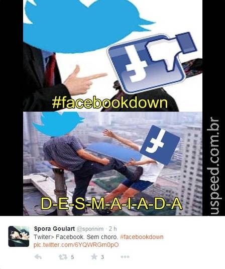 Facebook e Instagram sofrem "apagão" mundial Facebook e Instagram sofrem "apagão" mundial