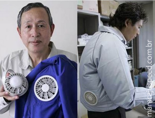 Roupa com ar condicionado acoplado é o mais novo sucesso no Japão Roupa com ar condicionado acoplado é o mais novo sucesso no Japão