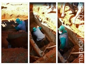 No DF,durante enterro, neto descobre corpo em cova comprada para a avó No DF,durante enterro, neto descobre corpo em cova comprada para a avó
