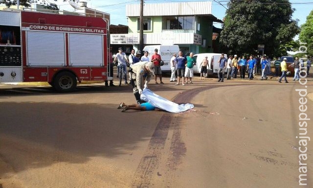 Ciclista idosa morre arrastada por carreta em Caarapó