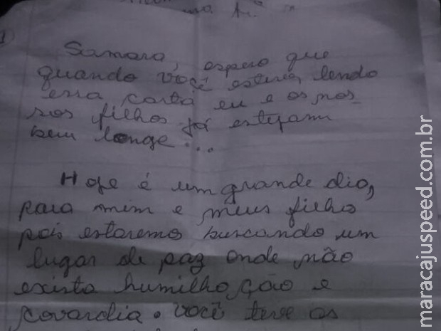 Pai que morreu com os 4 filhos em acidente deixou carta para a ex Pai que morreu com os 4 filhos em acidente deixou carta para a ex