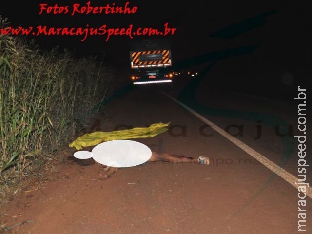 Maracaju: Motociclista morre após invadir pista na BR-267 e ser atingido por carreta Maracaju: Motociclista morre após invadir pista na BR-267 e ser atingido por carreta
