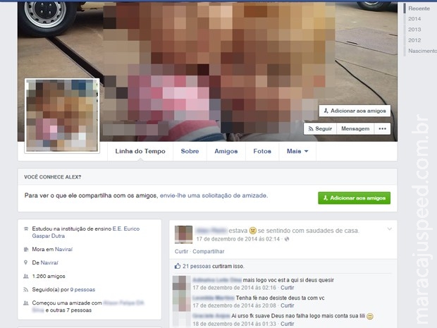 Detento é isolado após ser flagrado no Facebook em Mato Grosso do Sul Detento é isolado após ser flagrado no Facebook em Mato Grosso do Sul