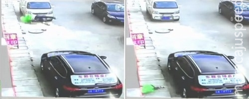 Menino cai do terceiro andar de prédio em cima de carro e sobrevive Menino cai do terceiro andar de prédio em cima de carro e sobrevive