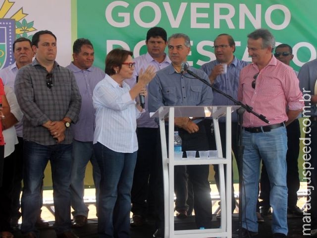 Ações levadas para Água Clara por Tereza Cristina vão movimentar economia e gerar mais emprego no mu Ações levadas para Água Clara por Tereza Cristina vão movimentar economia e gerar mais emprego no mu