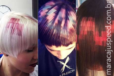 Cabelo pixelado: você seguiria essa tendência? Cabelo pixelado: você seguiria essa tendência?