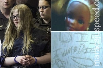 Menina de 12 anos esfaqueia melhor amiga e faz lista com outros nomes para matar Menina de 12 anos esfaqueia melhor amiga e faz lista com outros nomes para matar