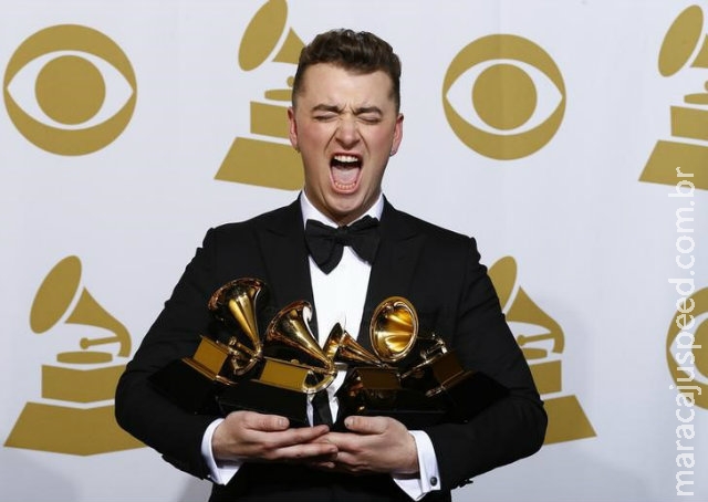 Novato Sam Smith leva 4 prêmios Grammy com canção sobre desilusão amorosa Novato Sam Smith leva 4 prêmios Grammy com canção sobre desilusão amorosa