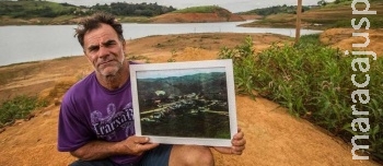 Seca faz cidade submersa há 45 anos ressurgir em SP Seca faz cidade submersa há 45 anos ressurgir em SP