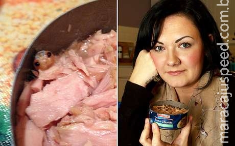 Britânica acha parasita "comedor de linguas" em lata de atum Britânica acha parasita "comedor de linguas" em lata de atum