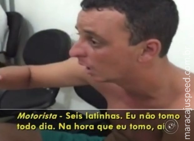 "Tomei seis latinhas", diz motorista que atropelou dois e matou idoso "Tomei seis latinhas", diz motorista que atropelou dois e matou idoso