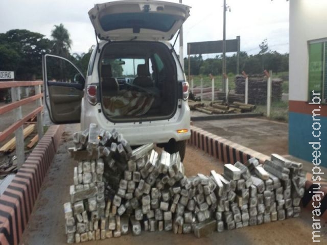 PRE em ação conjunta com o 13º BPM apreende 440 kg de maconha