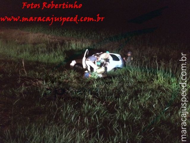 Maracaju: Condutor perde controle de veículo e sai da pista MS-162 Maracaju: Condutor perde controle de veículo e sai da pista MS-162