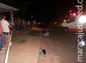 Colisão entre duas motos mata jovem com drogas no bolso Colisão entre duas motos mata jovem com drogas no bolso