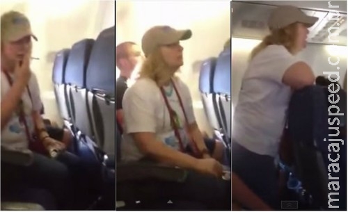 Mulher presa por fumar no avião grita sobre a Venezuela por 2 horas Mulher presa por fumar no avião grita sobre a Venezuela por 2 horas