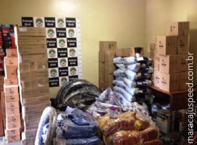 Onze são indiciados por receptação de carga avaliada em R$ 30 mil no Estado Onze são indiciados por receptação de carga avaliada em R$ 30 mil no Estado