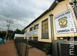 Polícia Militar realiza operação durante liberação de 164 presos de semiaberto em MS Polícia Militar realiza operação durante liberação de 164 presos de semiaberto em MS
