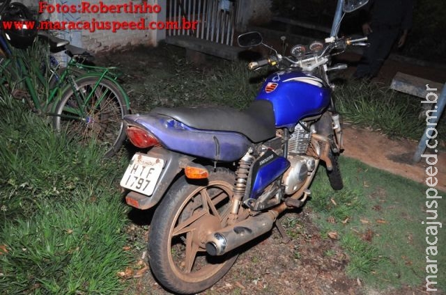 Maracaju: Motocicleta é encontrada abandonada na Rua Benjamim Constant