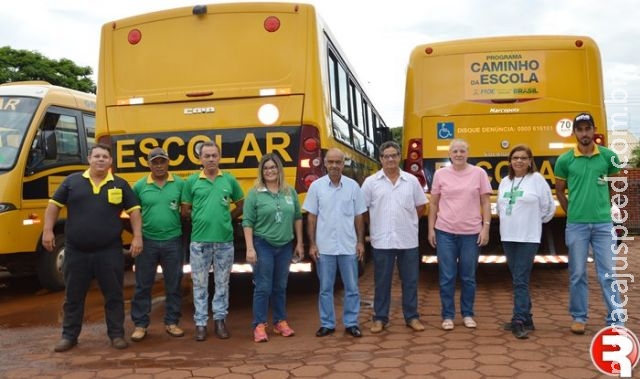 Frota de veículos usados no Transporte escolar passa por vistoria feita pelo Detran-MS Frota de veículos usados no Transporte escolar passa por vistoria feita pelo Detran-MS