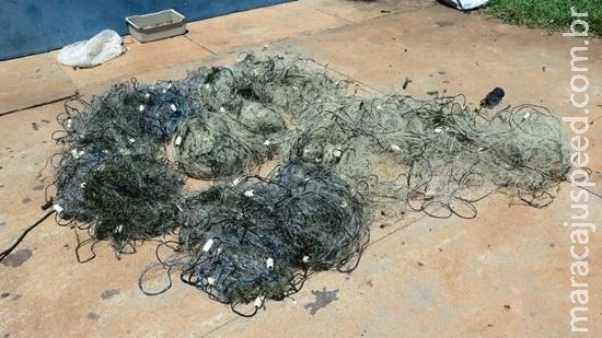 PMA apreende 5 redes, medindo 0,5 km e solta 10 kg de peixes vivos dos petrechos PMA apreende 5 redes, medindo 0,5 km e solta 10 kg de peixes vivos dos petrechos