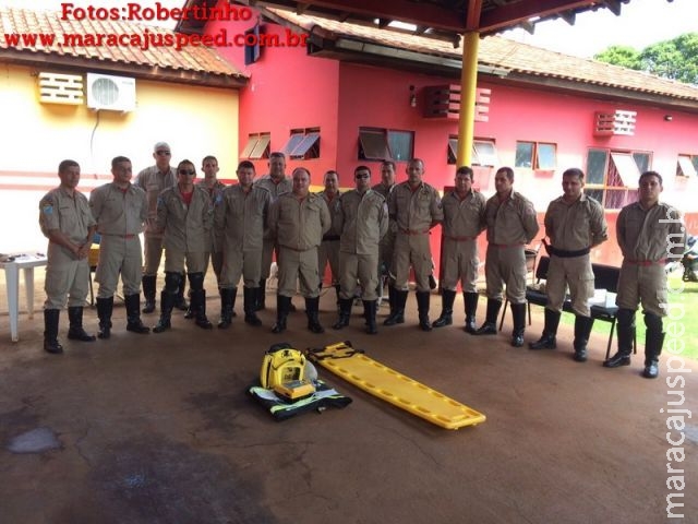 Maracaju: Corpo de Bombeiros recebe “DEA” (Desfibrilador Externo Automático)