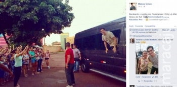 Mateus Solano, agradece carinho dos douradenses durante gravação do filme “Em nome da Lei” Mateus Solano, agradece carinho dos douradenses durante gravação do filme “Em nome da Lei”