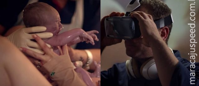 Homem assiste a nascimento de filho a 4 mil km usando óculos de realidade virtual