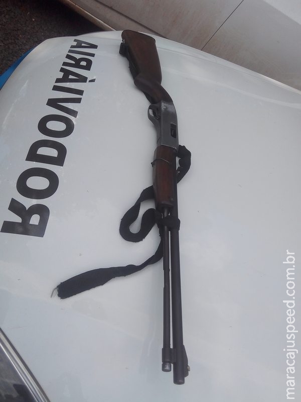 Maracaju: PRE apreende rifle na MS 164