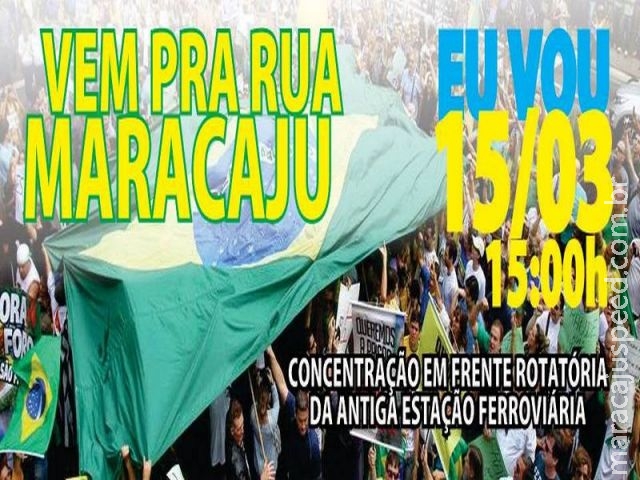 Maracaju: PROTESTO 15/03 - CARREATA do Verde e Amarelo  