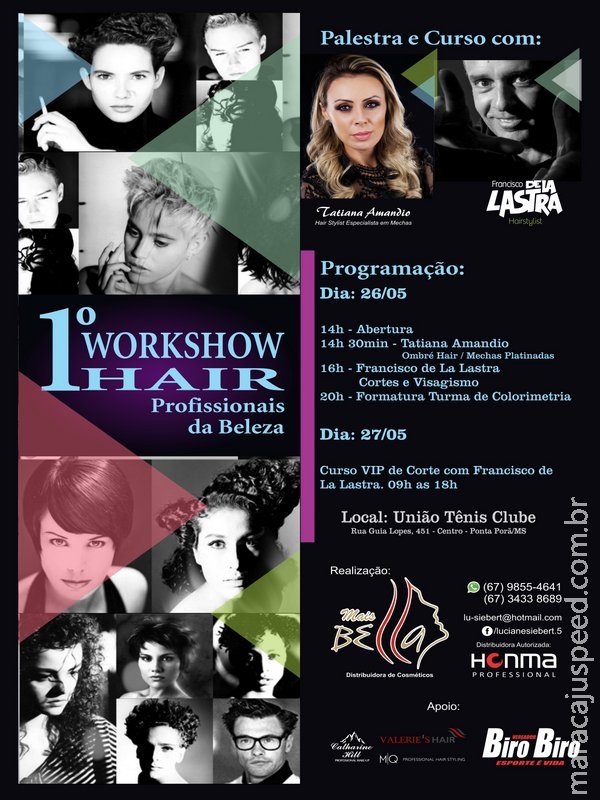 Ponta Porã receberá um dos maiores Hair Stylist do Brasil Ponta Porã receberá um dos maiores Hair Stylist do Brasil
