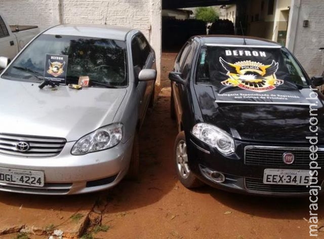 Dois são presos com drogas, arma e carros clonados em MS Dois são presos com drogas, arma e carros clonados em MS