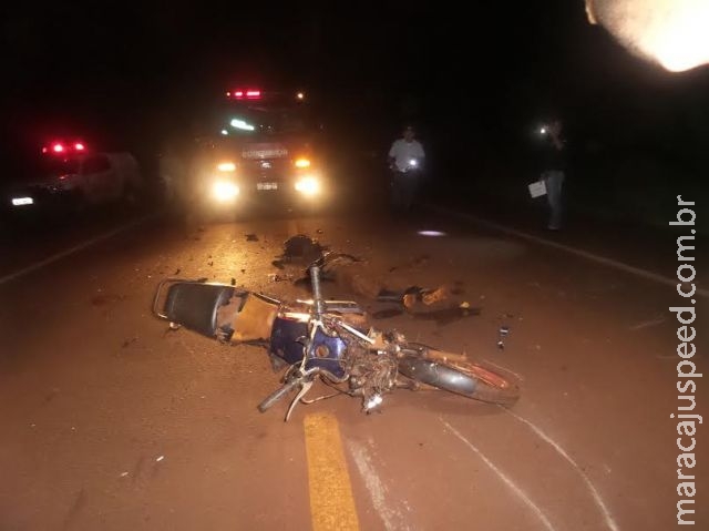 Motociclista morre em colisão com animal em Dourados Motociclista morre em colisão com animal em Dourados