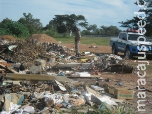 Produtor rural leva multa de R$ 5 mil por depositar lixo de forma irregular