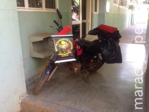 Traficante abandona motocicleta com maconha na rodovia MS-455 Traficante abandona motocicleta com maconha na rodovia MS-455
