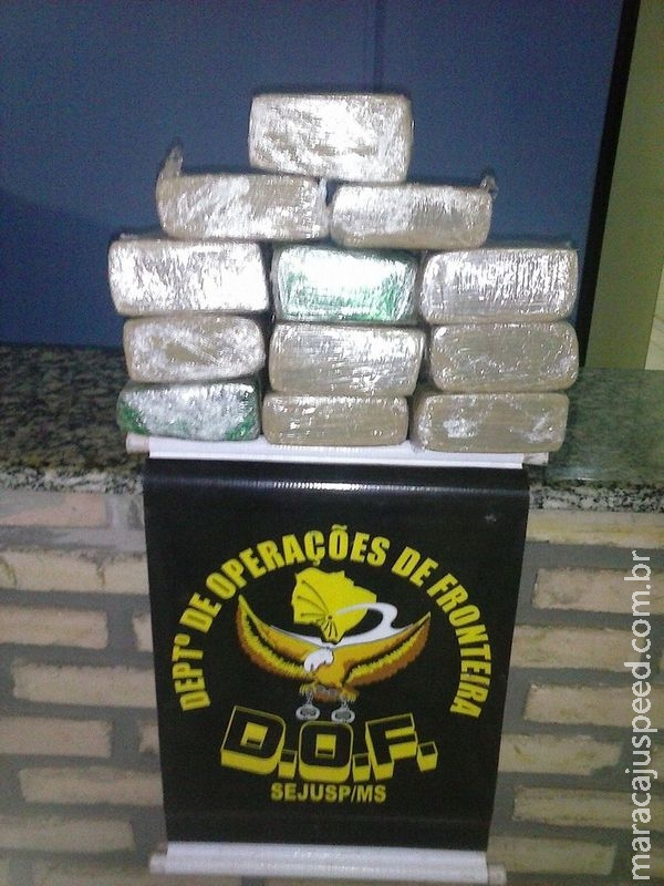 DOF prende jovens de minas gerais com treze quilos de maconha em Coronel Sapucaia