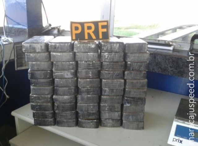 Carro com placas de Campo Grande é apreendido com 50 kg de cocaína no Paraná