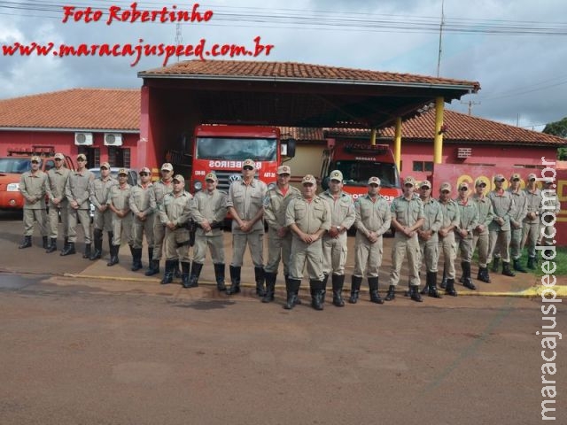 Maracaju: Novos bombeiros chegam, são batizados, apresentados ao prefeito e já trabalham