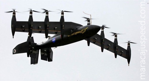 Nasa desenvolve avião que decola e aterrissa como helicóptero Nasa desenvolve avião que decola e aterrissa como helicóptero