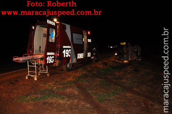 Maracaju: Cangibrina deixa caboco mal e o joga para fora da pista na BR-267
