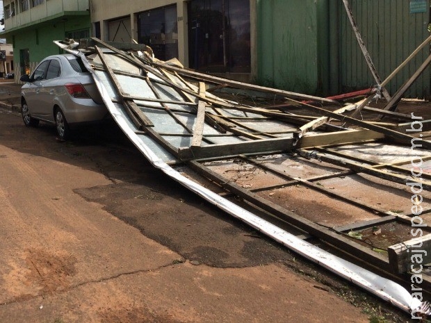 Ventos de 77 km/h atingiram Ponta Porã, diz meteorologia Ventos de 77 km/h atingiram Ponta Porã, diz meteorologia
