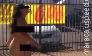 Vídeo: jovem é filmada andando nua em avenida de Campo Grande