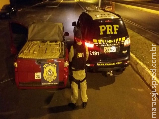 PRF apreende quase 2 toneladas de maconha durante fiscalização