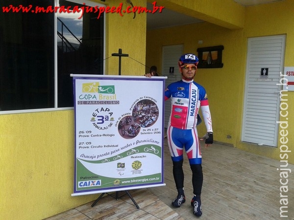 Para-atleta da Associação Maracajuense de Ciclismo participa da segunda etapa da Copa Brasil de Paraciclismo