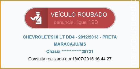 Maracaju: Bandidos surpreendem vítima e levam caminhonete em roubo