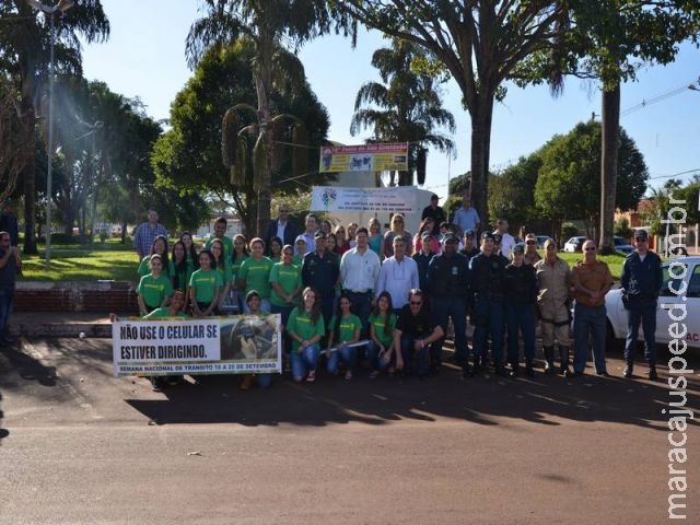 Campanha Nacional de Trânsito lançada em Maracaju