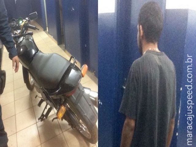 PM de Sidrolândia recupera motocicleta furtada em Maracaju