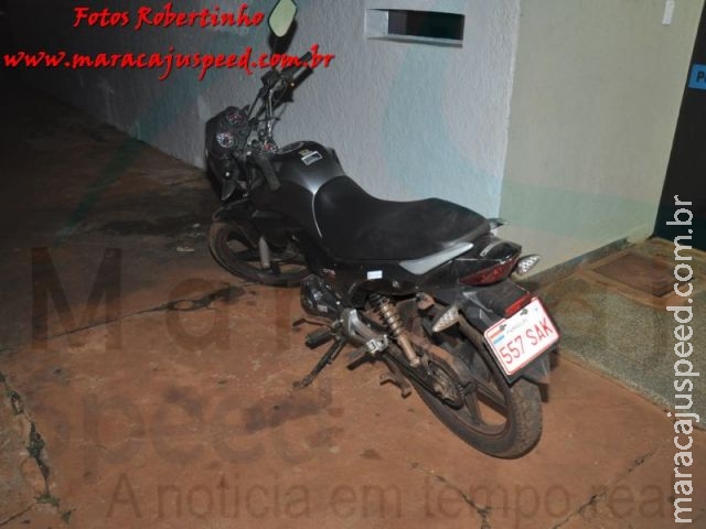 Maracaju: Polícia Militar encontra motocicleta com placas do Paraguai abandonada Maracaju: Polícia Militar encontra motocicleta com placas do Paraguai abandonada